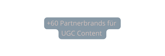 60 Partnerbrands für UGC Content